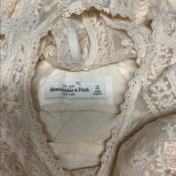 Cream lace Abercrombie & Fitch dress - Picture 3 of 3